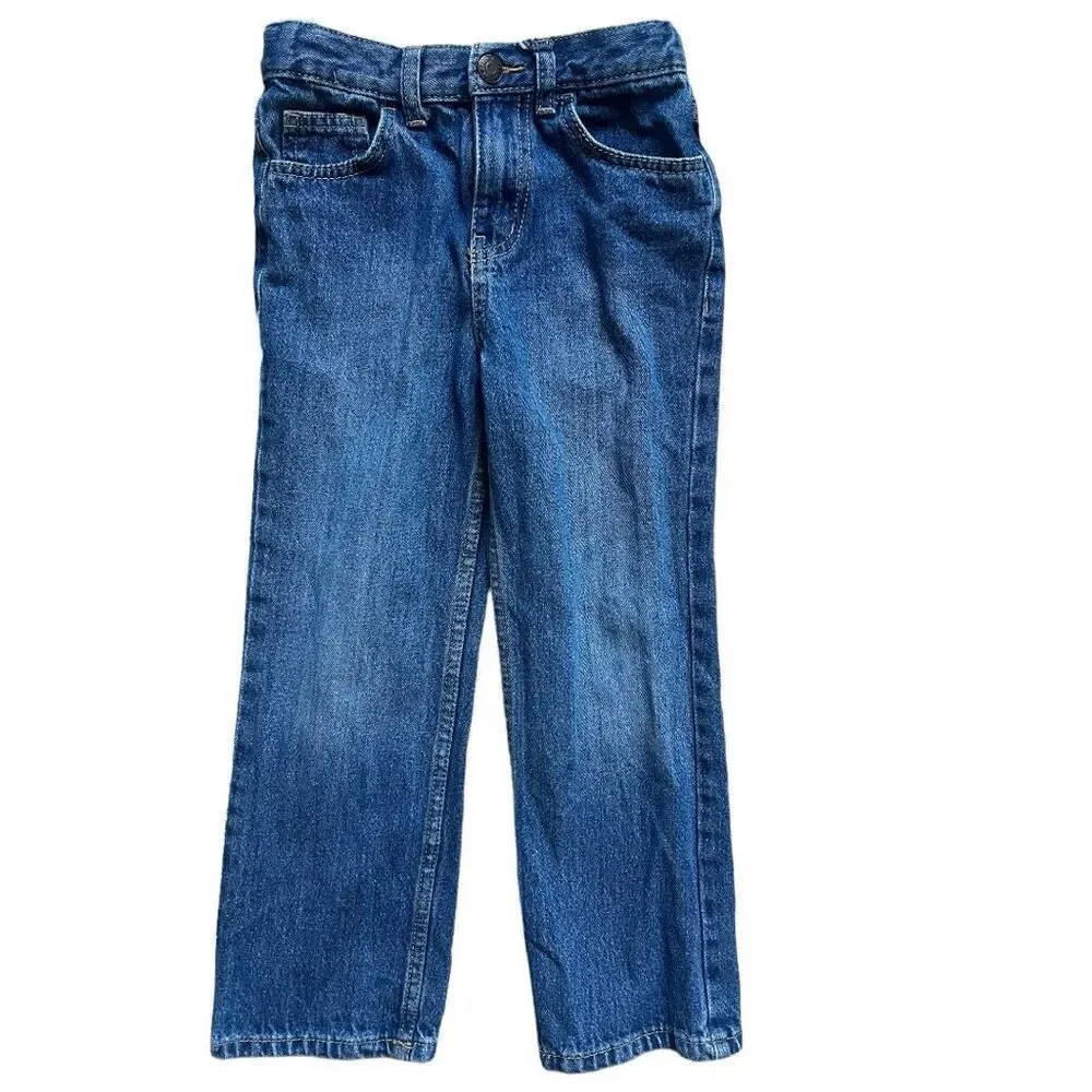 Youth Boys Cat & Jack Athletic Straight Pull-On Drawstring Jeans - Sz 10